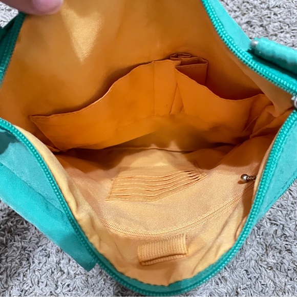 Baggallini Crossbody Zip Closure Purse Shoulder Green‎ Lightweight Travel Purse - Picture 7 of 12